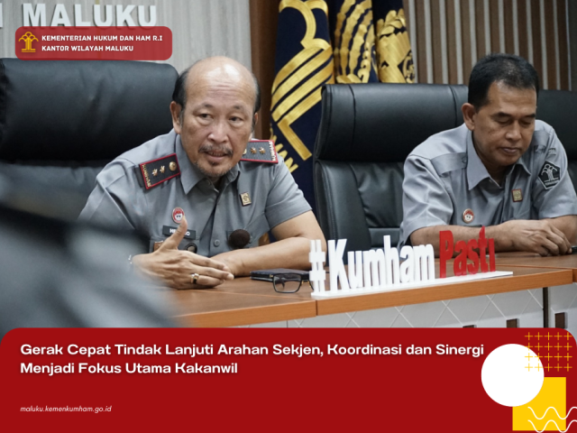 Tindaklanjut Arahan Sekjen 