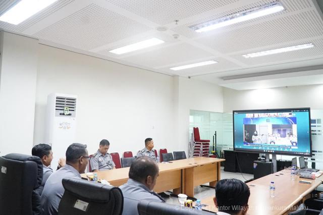 MALUKU UNTUK INDONESIA SAIFUL SAHRI HADIRI KICK OFF RENSTRA KEMENKUM 20252029 SECARA VIRTUAL 03