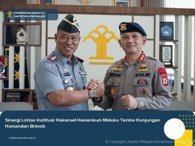 KUNJUNGAN KOMANDAN BRIMOB