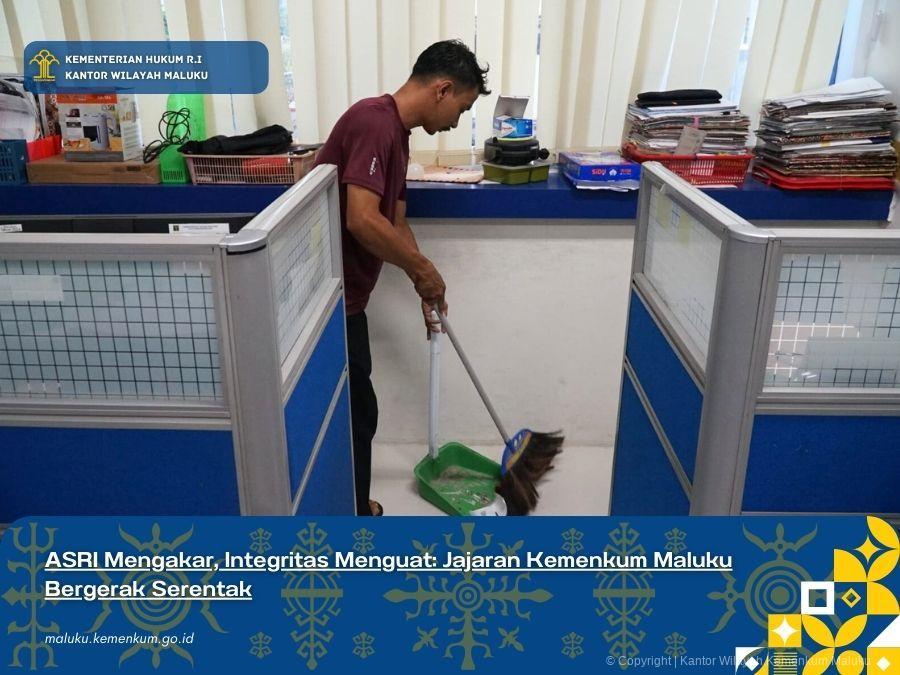 ASRI MENGAKAR, INTEGRITAS MENGUAT: JAJARAN KEMENKUM MALUKU BERGERAK SERENTAK
