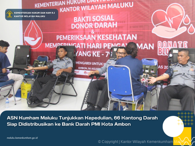 Donor Darah Hari Pengayoman 79 