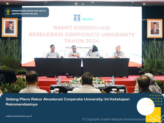Rapat Pleno Rakor Corpu 