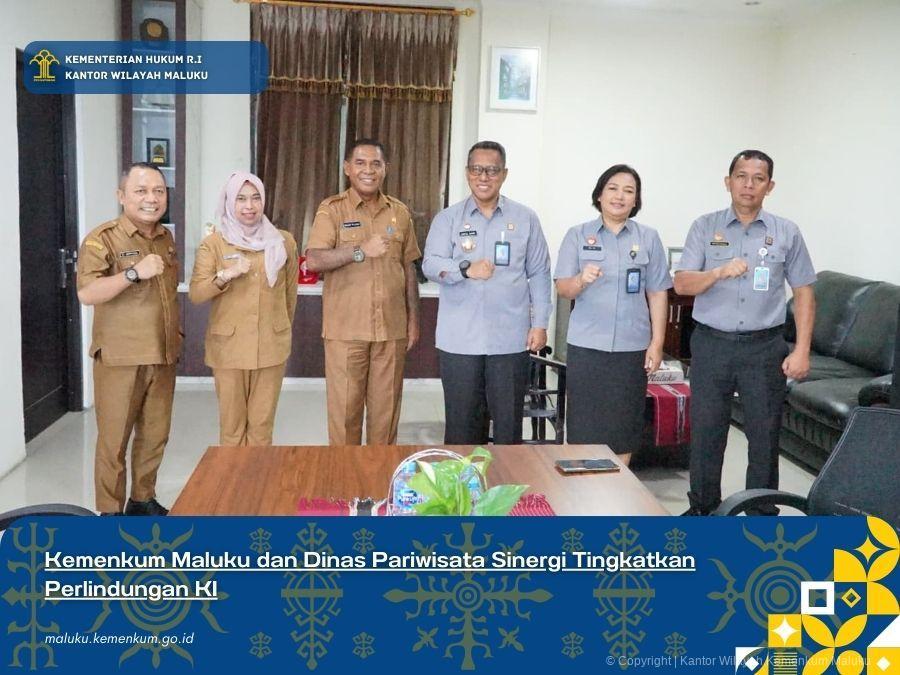 KEMENKUM MALUKU DAN DINAS PARIWISATA SINERGI TINGKATKAN PERLINDUNGAN KI