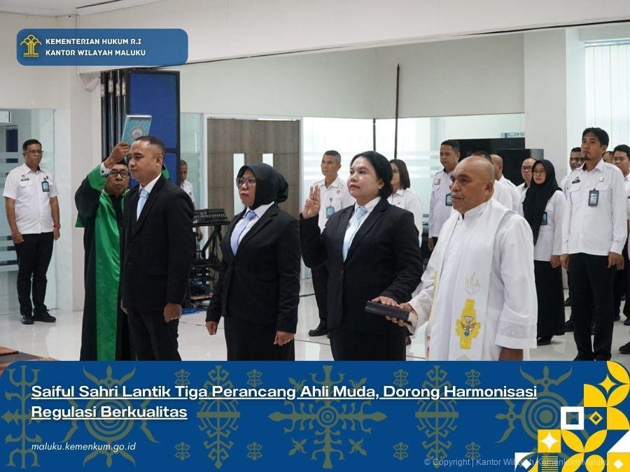 SAIFUL SAHRI LANTIK TIGA PERANCANG AHLI MUDA, DORONG HARMONISASI REGULASI BERKUALITAS