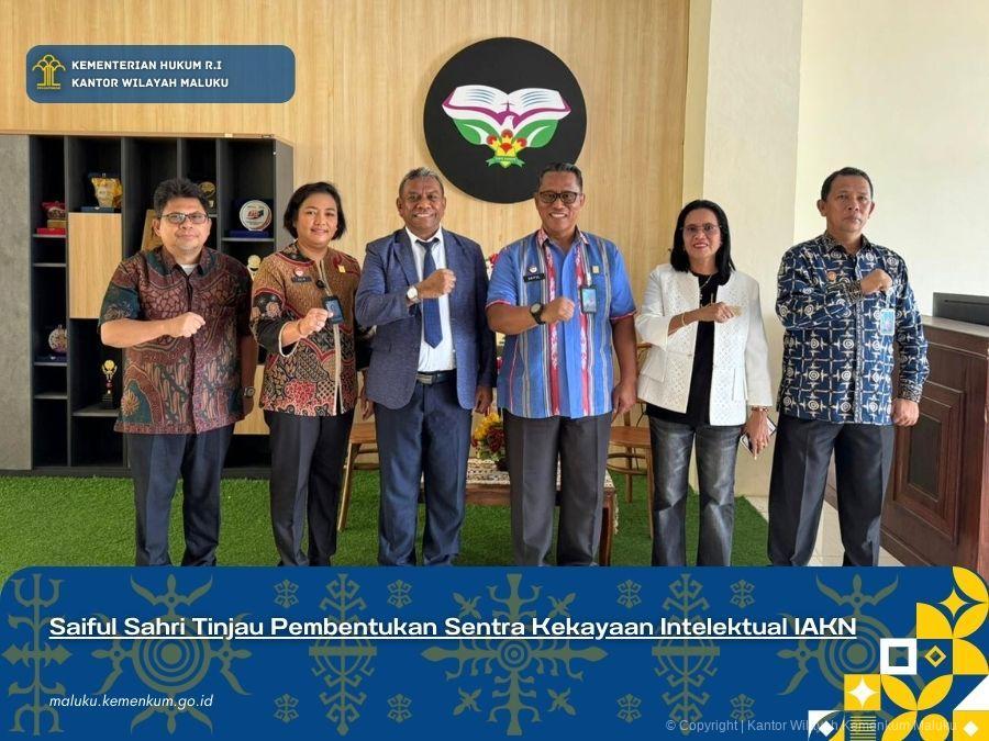 SAIFUL SAHRI TINJAU PEMBENTUKAN SENTRA KEKAYAAN INTELEKTUAL IAKN