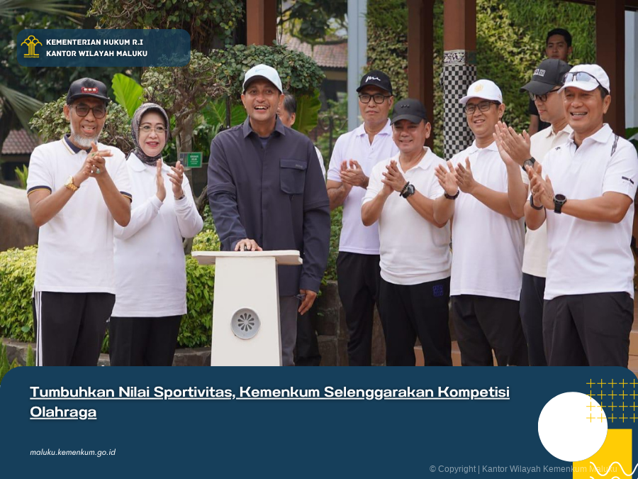 TUMBUHKAN NILAI SPORTIVITAS, KEMENKUM SELENGGARAKAN KOMPETISI OLAHRAGA